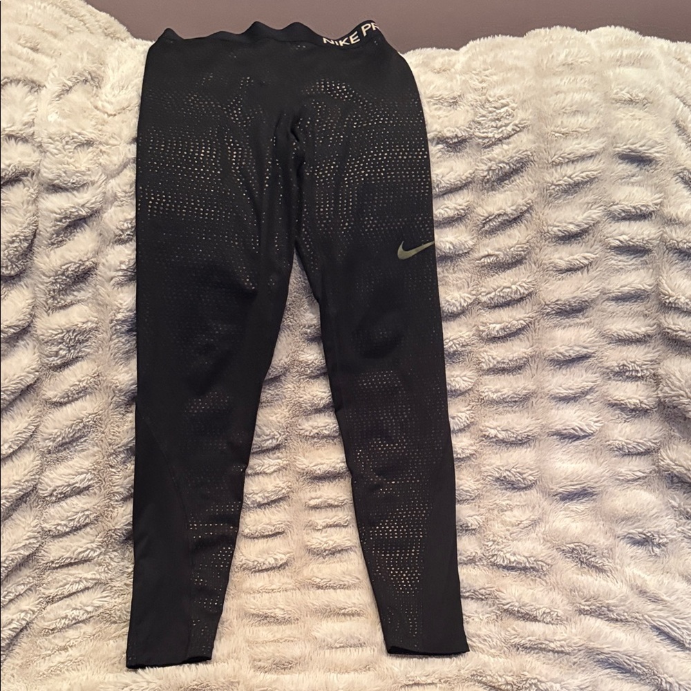 Nike Pro Women’s Black Leggings - Size Medium - image 1